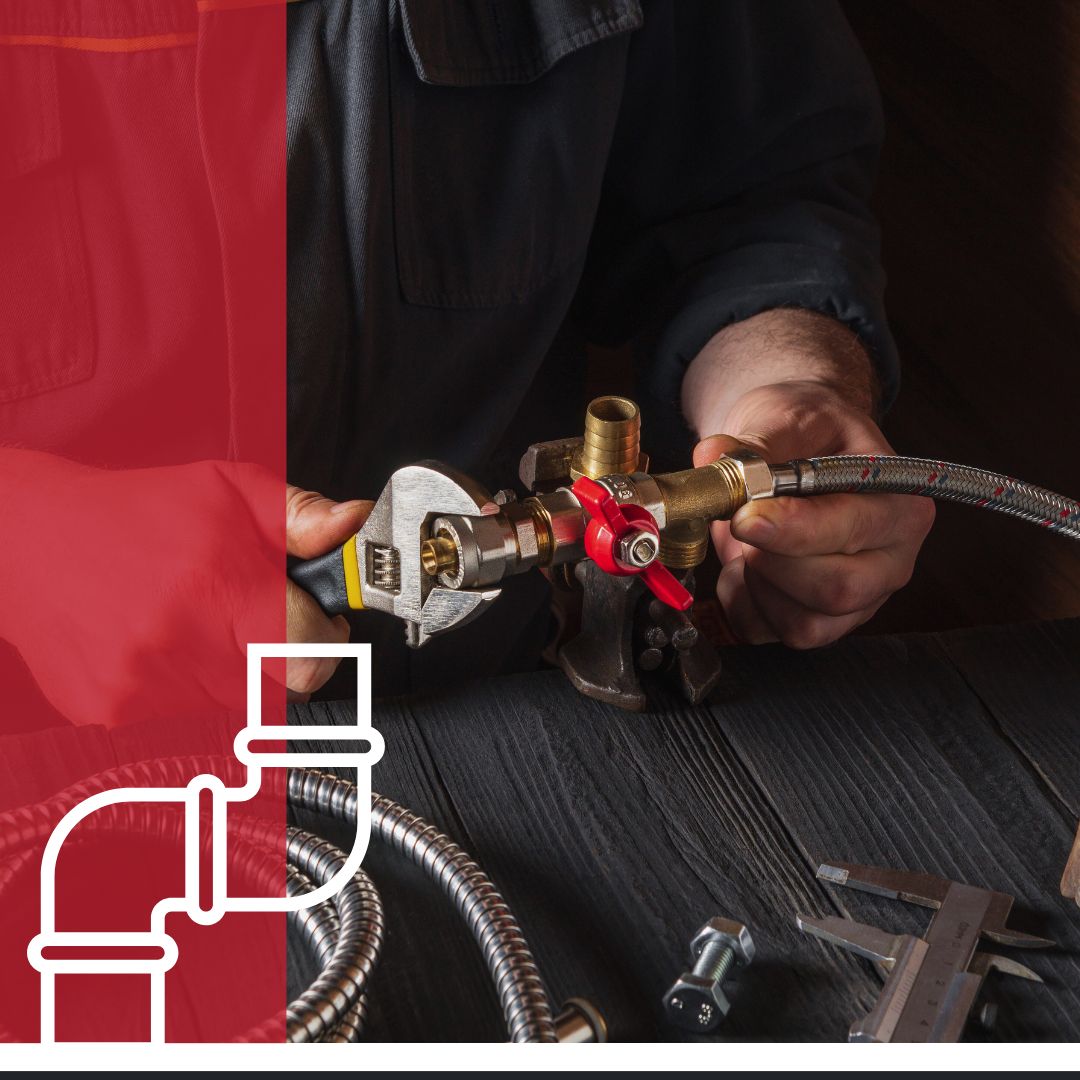 wrench on small plumbing hardware