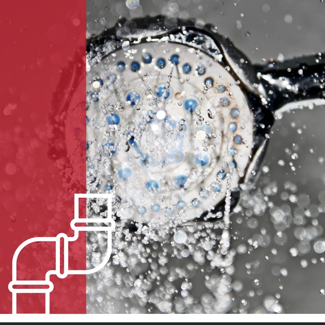 view directly into shower head blast