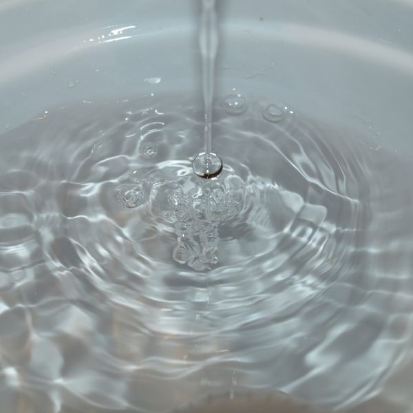 water accumulating in sink