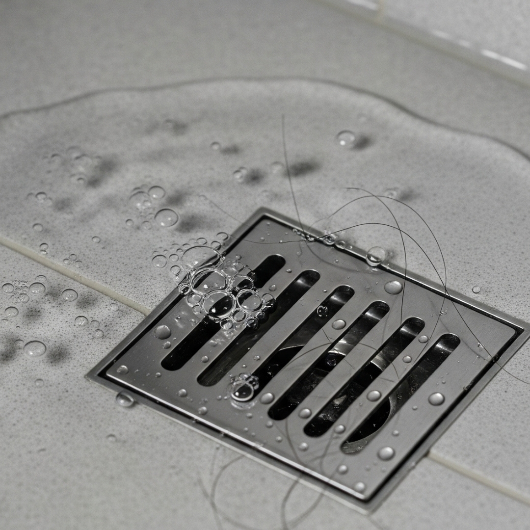 Clogged Shower Drain