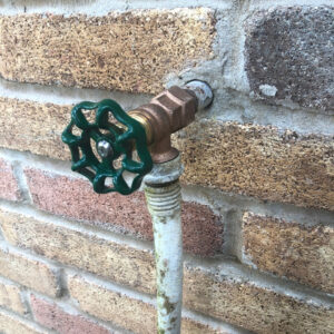 outdoor water spigot