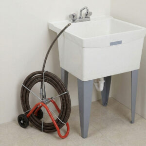 utility sink cleaning